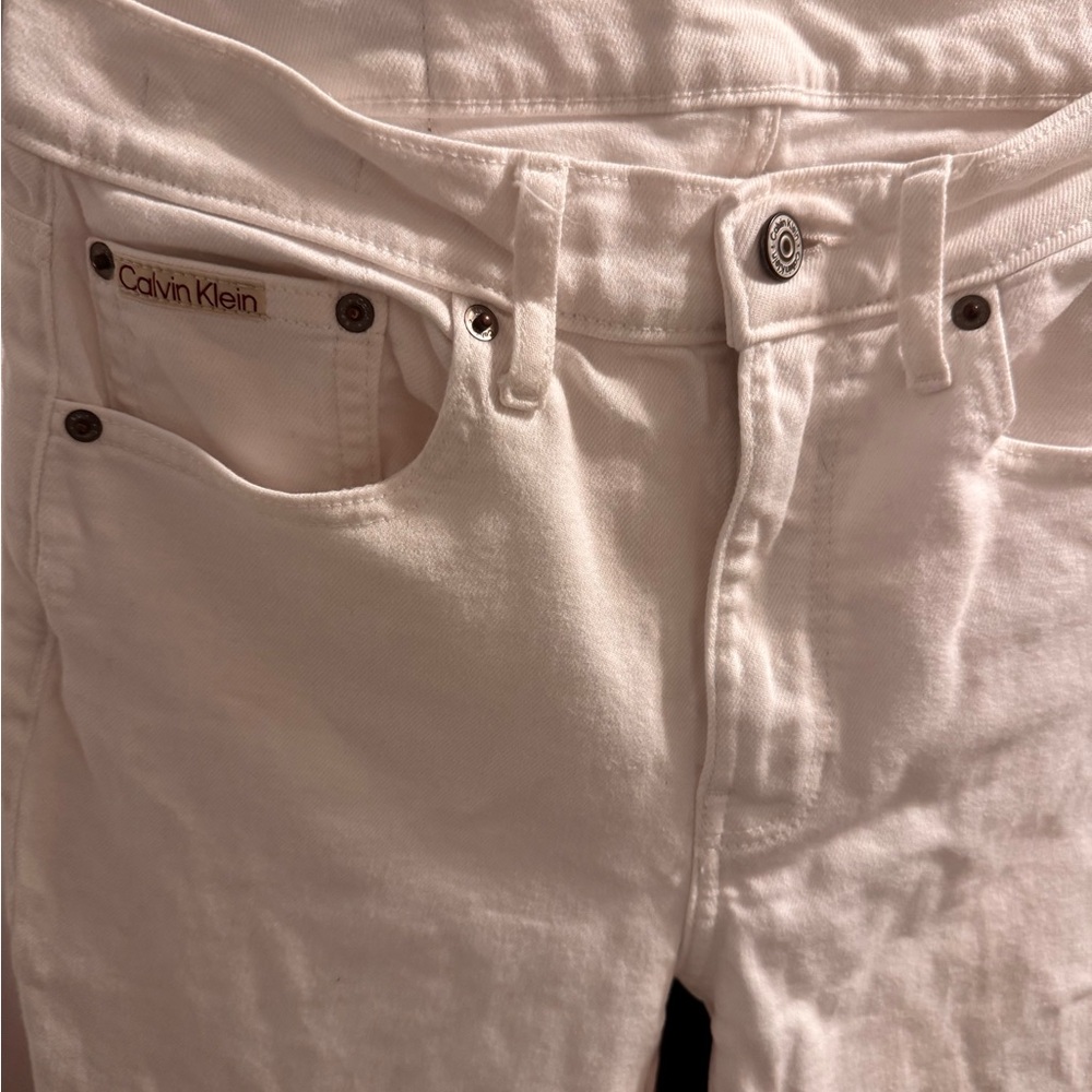 Calvin Klein Mid Rise Flared Fit Jeans - Picture 3 of 4